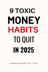 Toxic money habits to quit