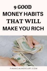 Good money habits