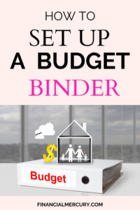 How to set up a budget binder