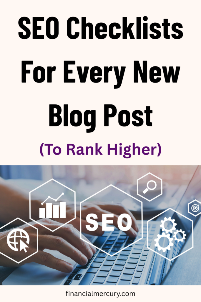 SEO Checklist for every new blog post 