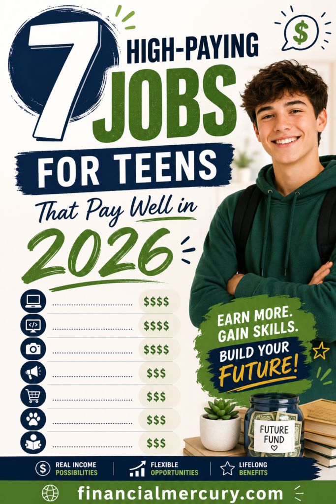 7 High-Paying Jobs for Teens That Pay Well in 2026