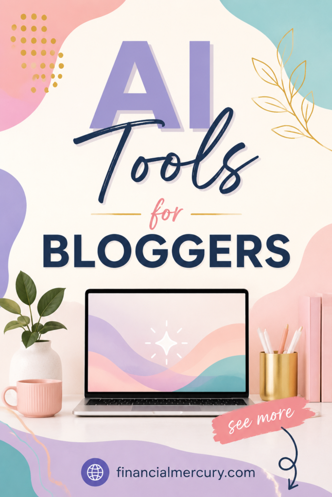 AI tools for bloggers concept design
