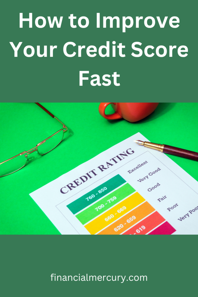 How to Improve Your Credit Score Fast