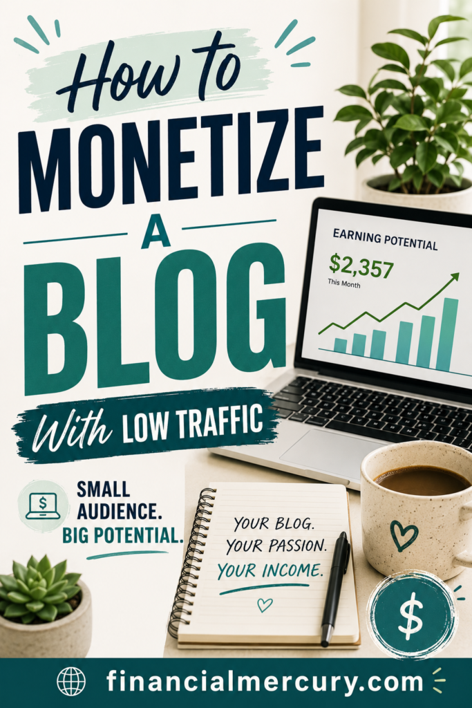 How to Monetize a Blog With Low Traffic