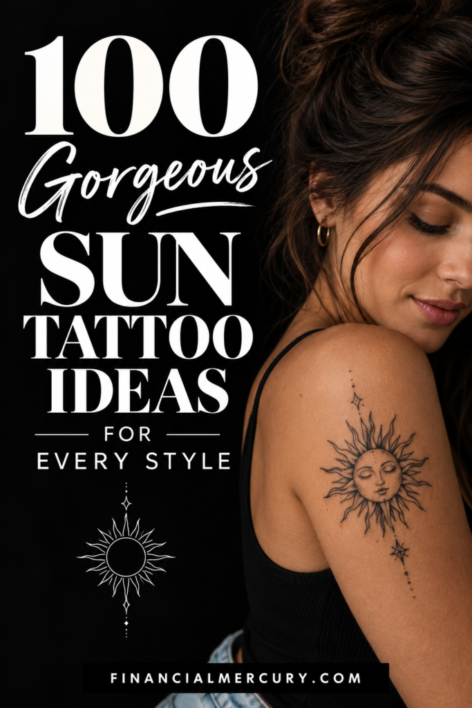 100 Gorgeous Sun Tattoo Ideas for Every Style