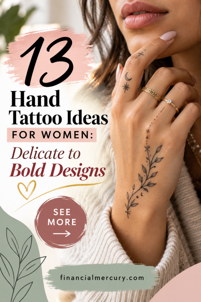 13 Hand Tattoo Ideas for Women