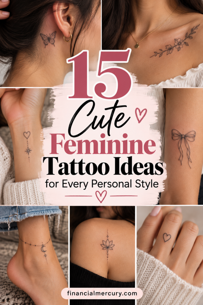 15 Cute Feminine Tattoo Ideas for Every Personal Style