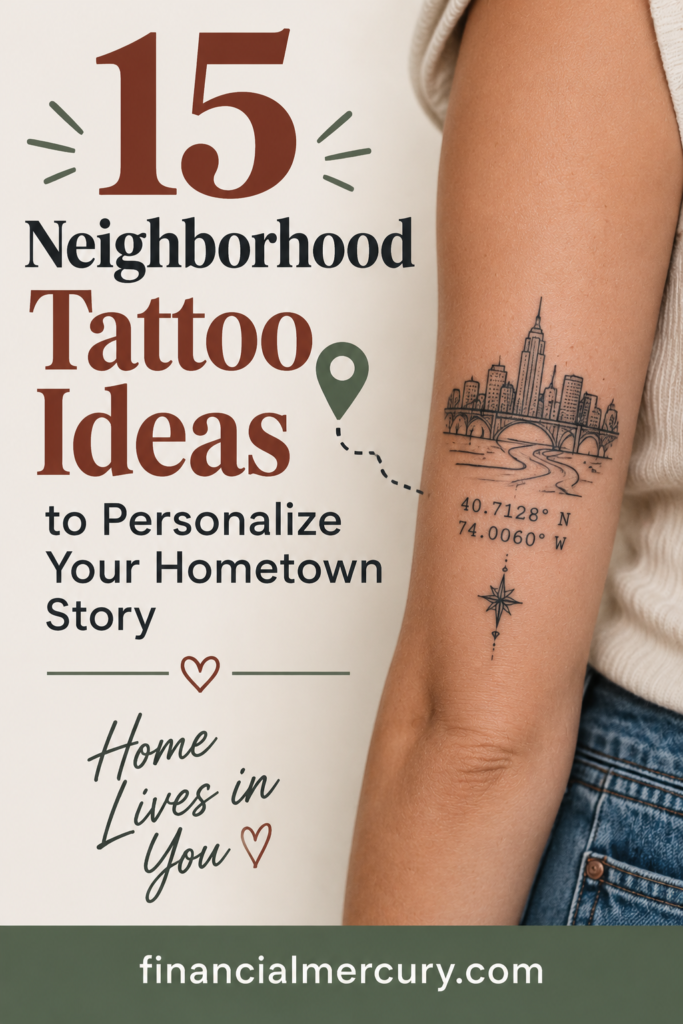 15 Neighborhood Tattoo Ideas to Personalize Your Hometown Story