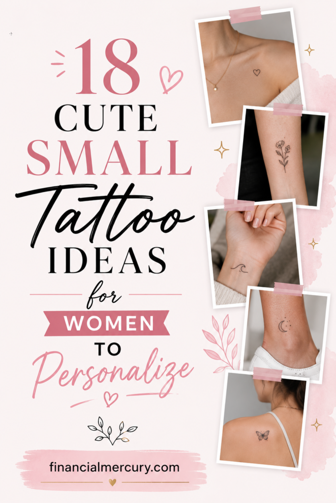 18 Cute Small Tattoo Ideas for Women to Personalize