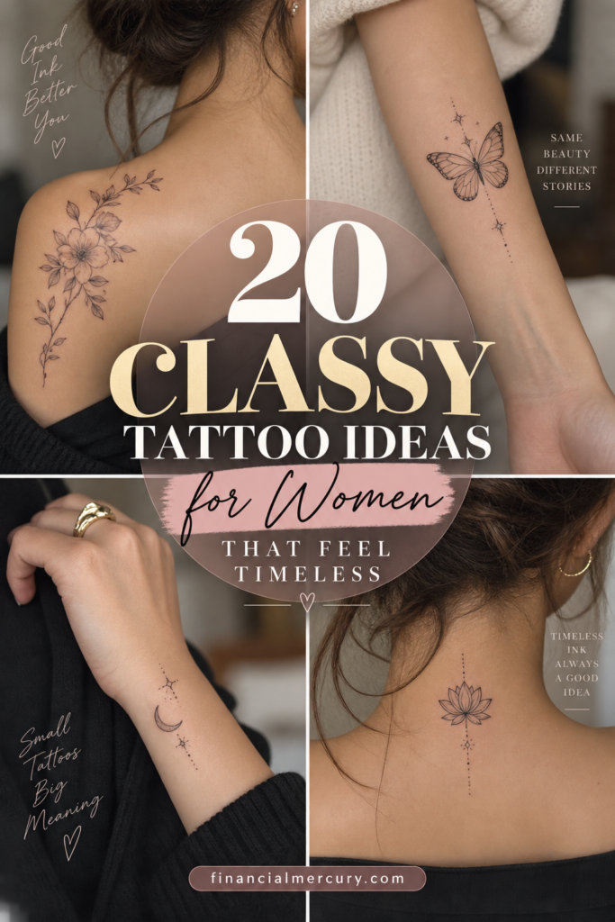 20 Classy Tattoo Ideas for Women That Feel Timeless