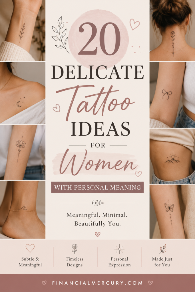 20 Delicate Tattoo Ideas for Women With Personal Meaning