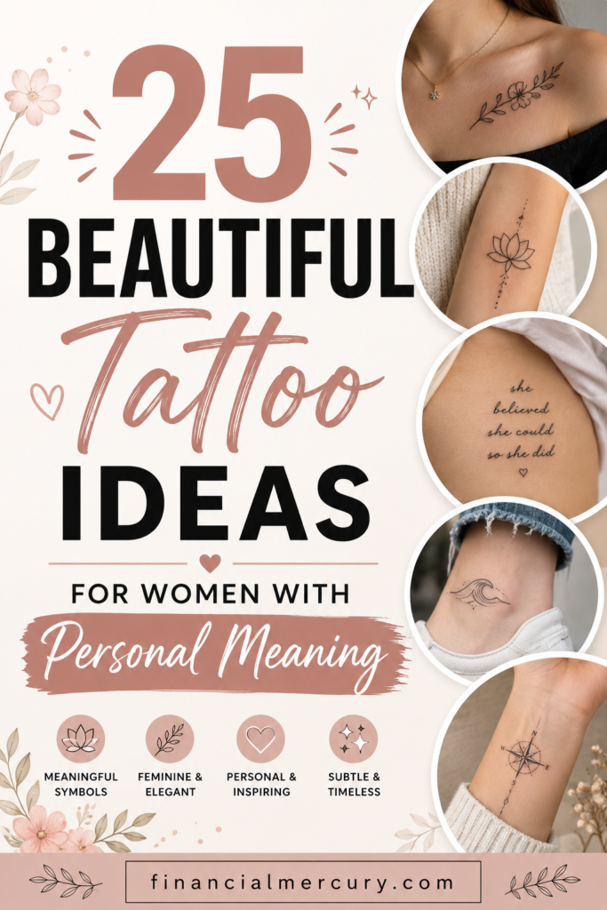25 Beautiful Tattoo Ideas for Women With Personal Meaning