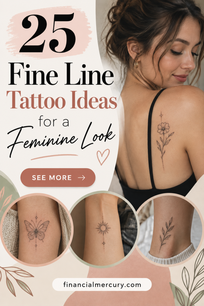 25 Fine Line Tattoo Ideas