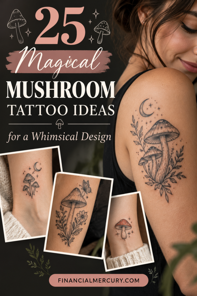 25 Magical Mushroom Tattoo Ideas for a Whimsical Design