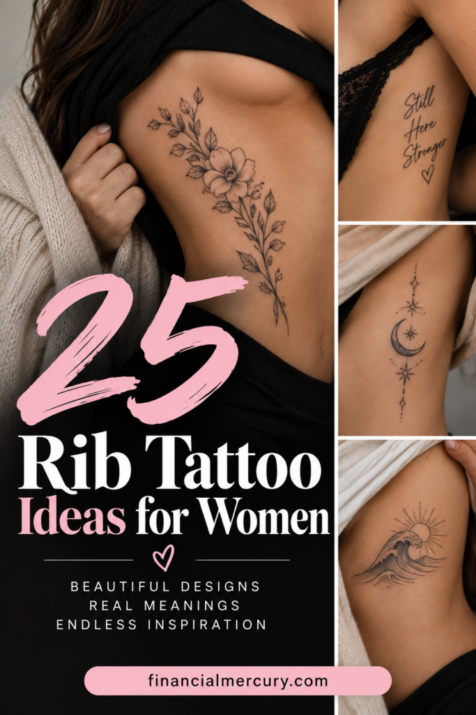 25 Rib Tattoo Ideas for Women