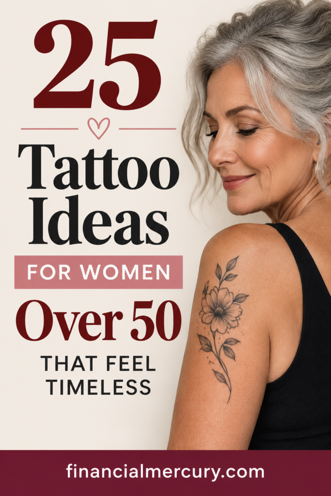 25 Tattoo Ideas for Women Over 50 That Feel Timeless