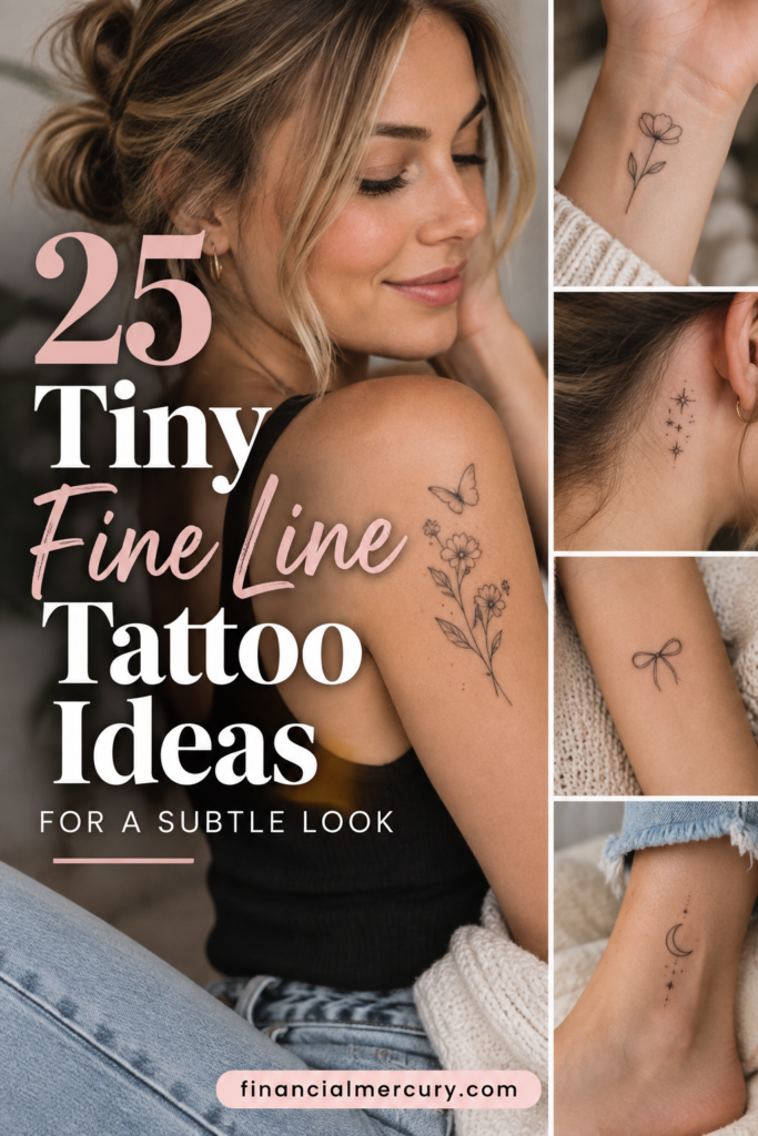 25 Tiny Fine Line Tattoo Ideas for a Subtle Look