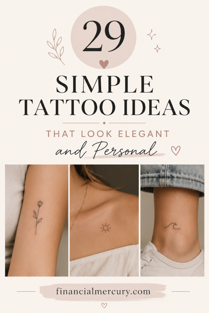 29 Simple Tattoo Ideas That Look Elegant and Personal
