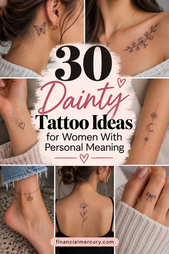 30 Dainty Tattoo Ideas for Women With Personal Meaning