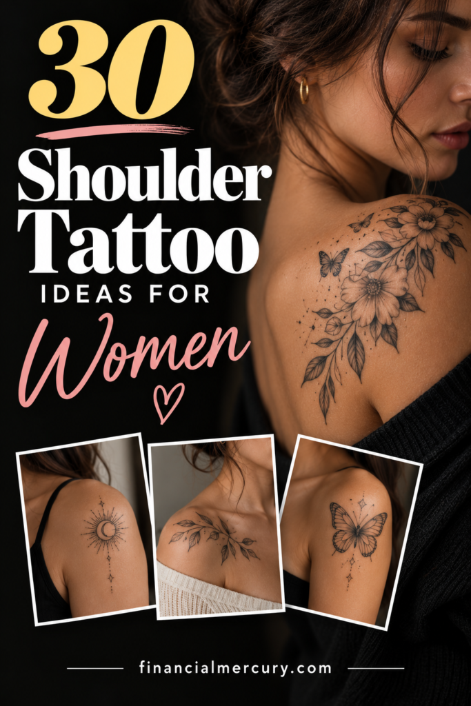 30 Shoulder Tattoo Ideas for Women