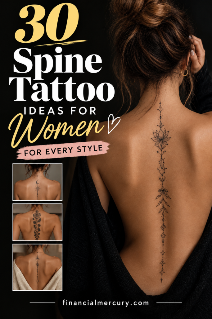30 Spine Tattoo Ideas for Women for Every Style