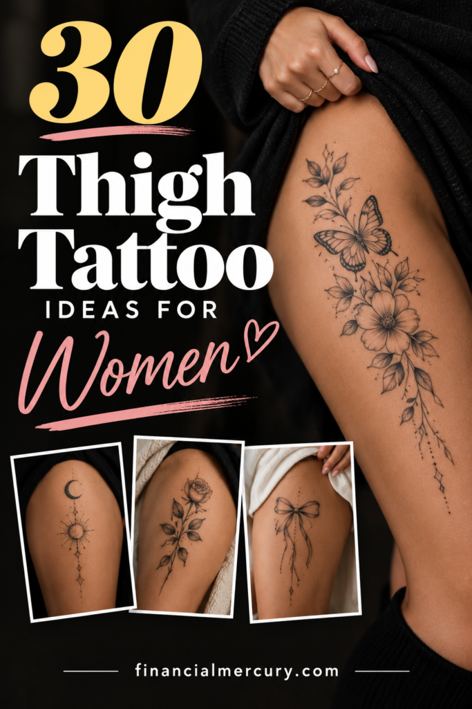 30 Thigh Tattoo Ideas for Women