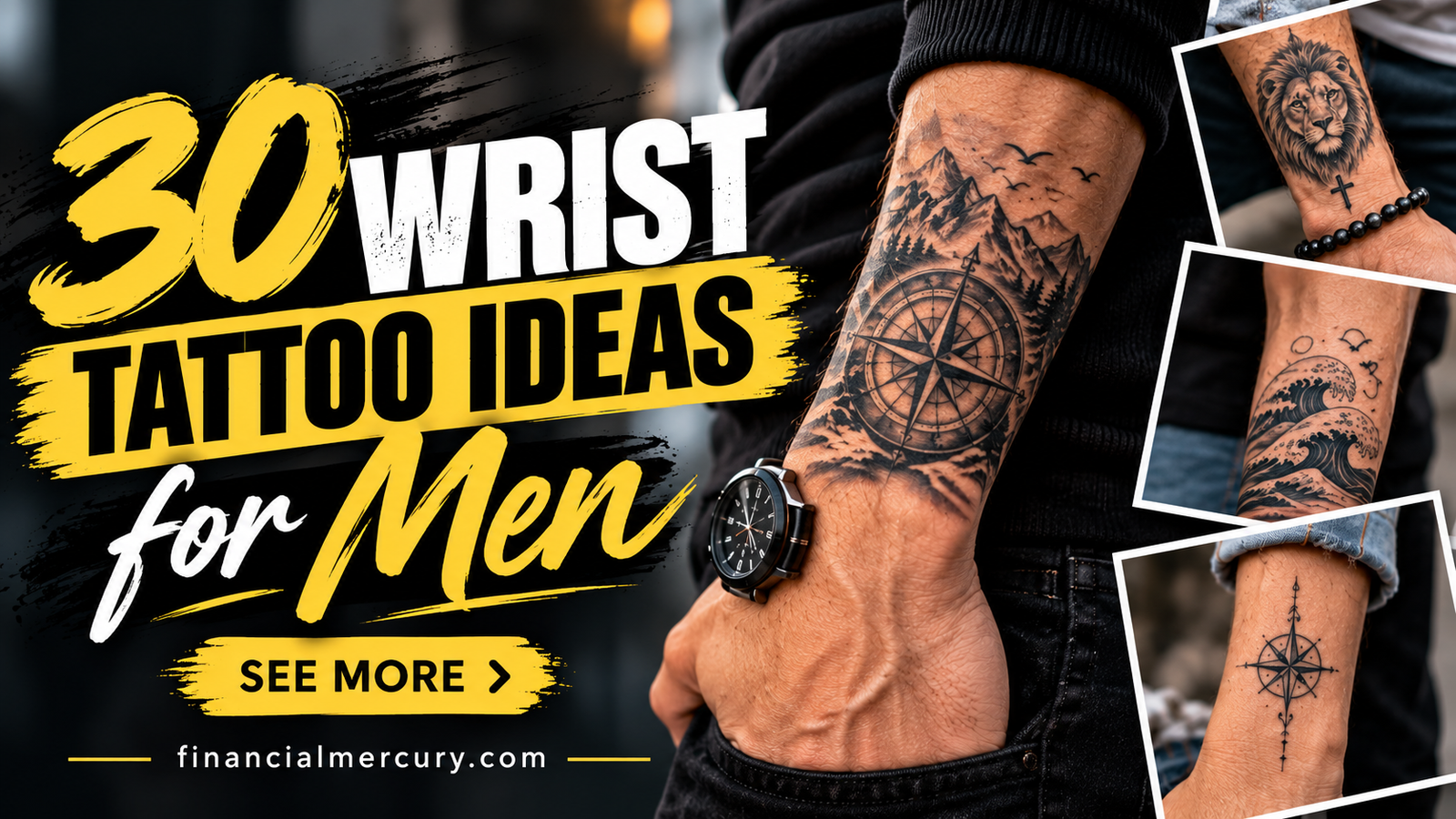 30 Wrist Tattoo Ideas for Men