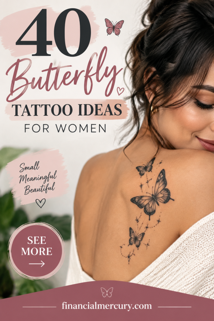 40 Butterfly Tattoo Ideas for Women