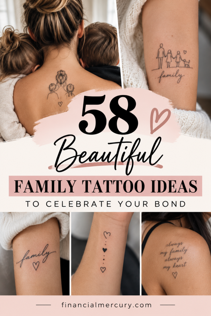 58 Beautiful Family Tattoo Ideas to Celebrate Your Bond