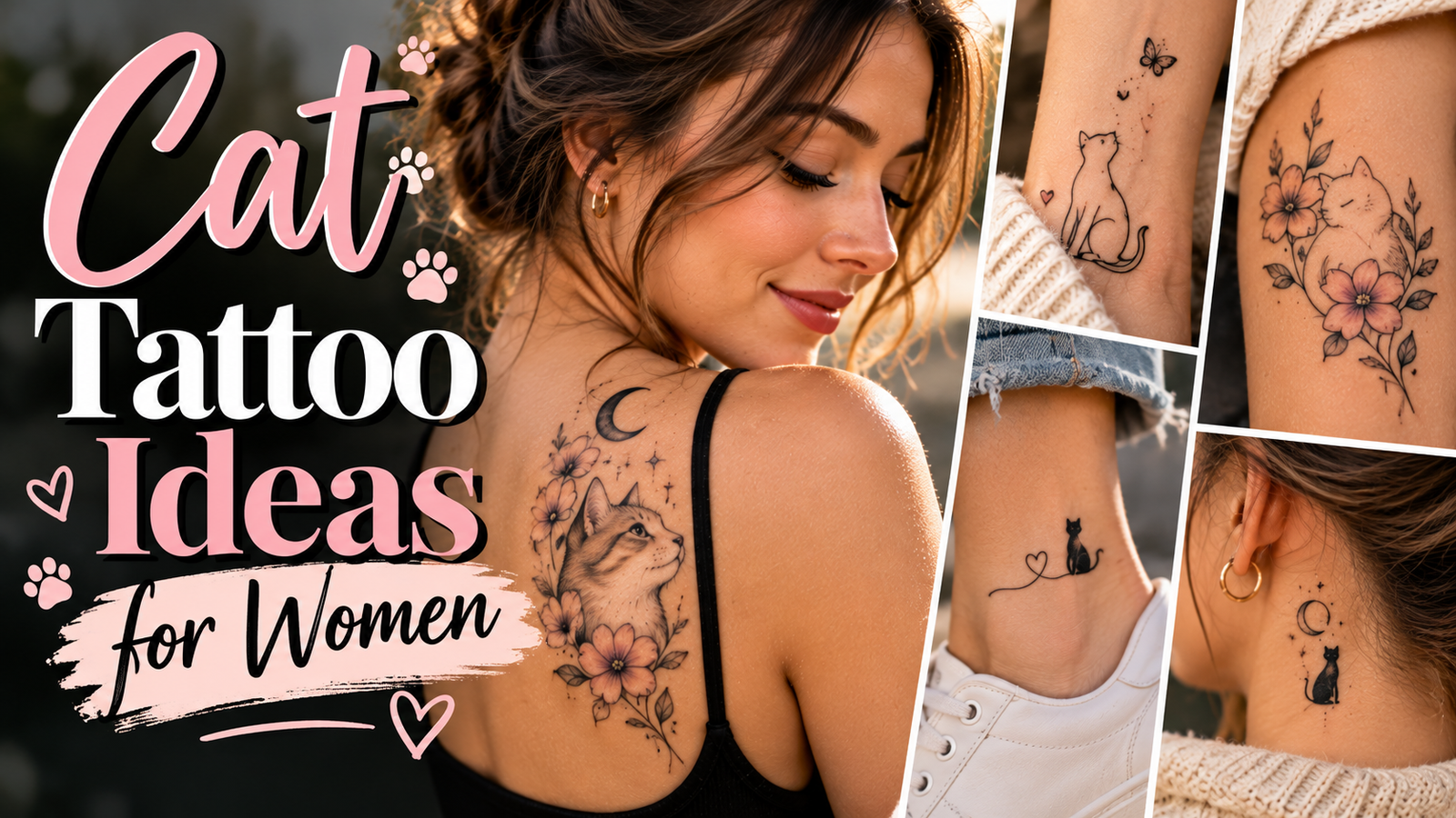 Cat Tattoo Ideas for Women