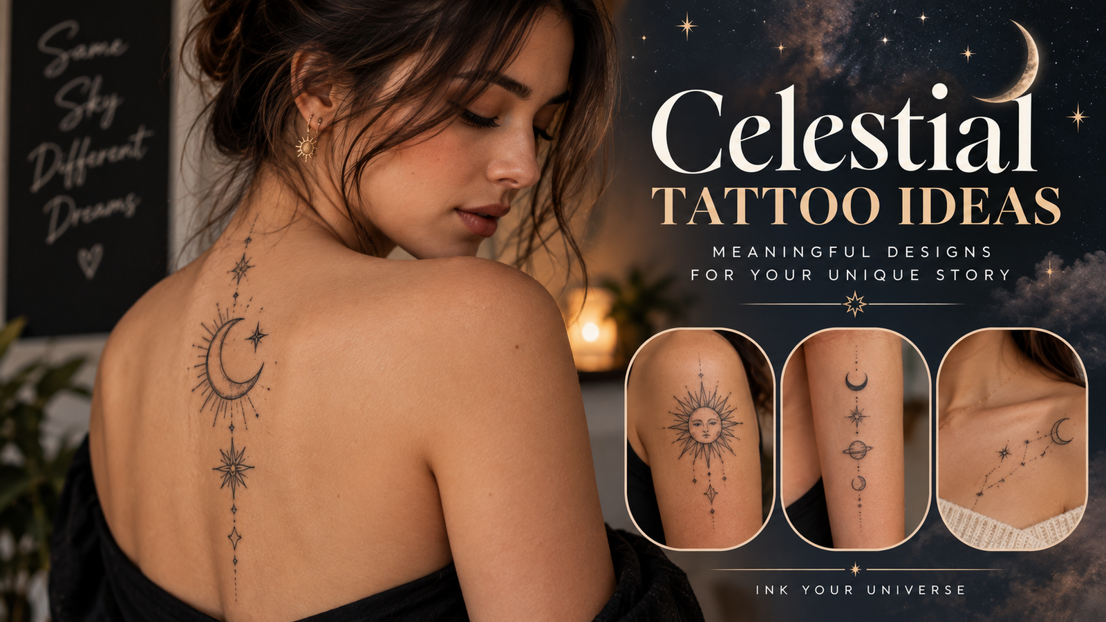 Celestial Tattoo Ideas for Your Story