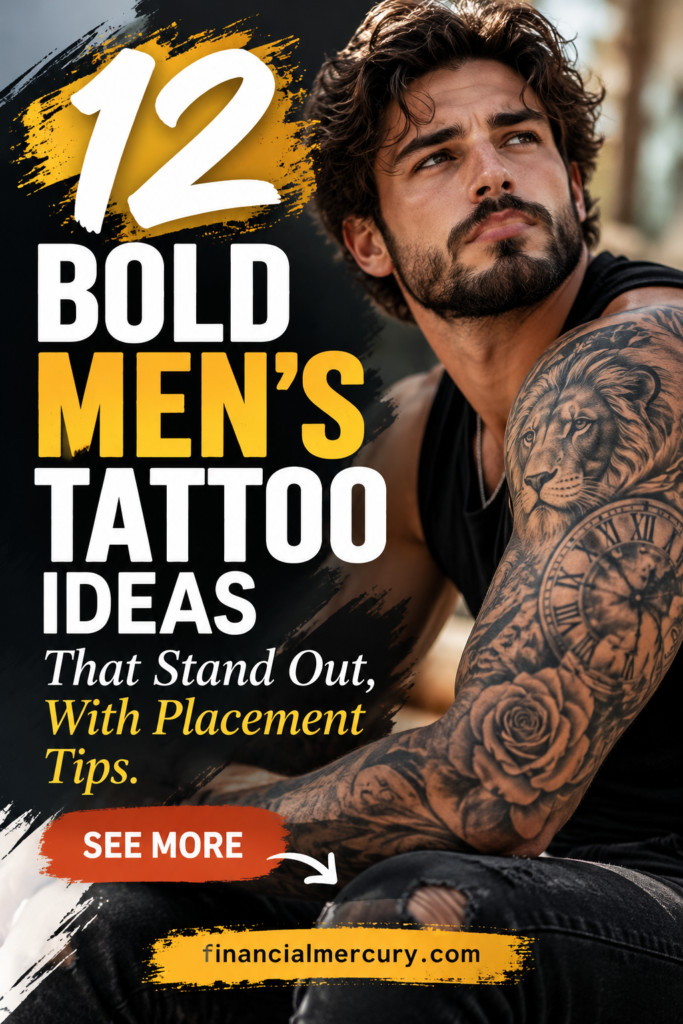 Discover 12 bold tattoo ideas for men