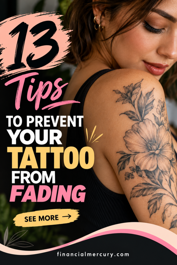 Discover 13 practical tattoo care tips to help protect your ink from fading, maintain its color and detail, and keep it looking vibrant for longer.