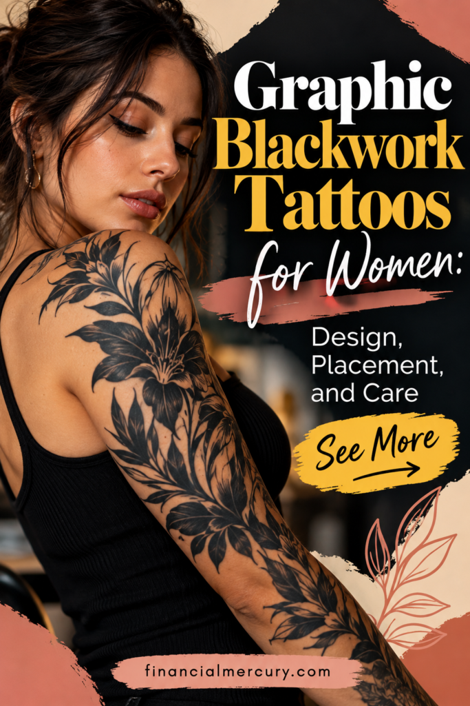 Discover graphic blackwork tattoo ideas