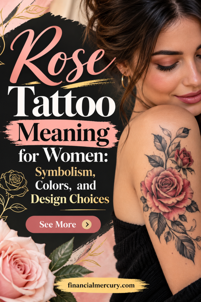 Discover the meaning behind rose tattoos for