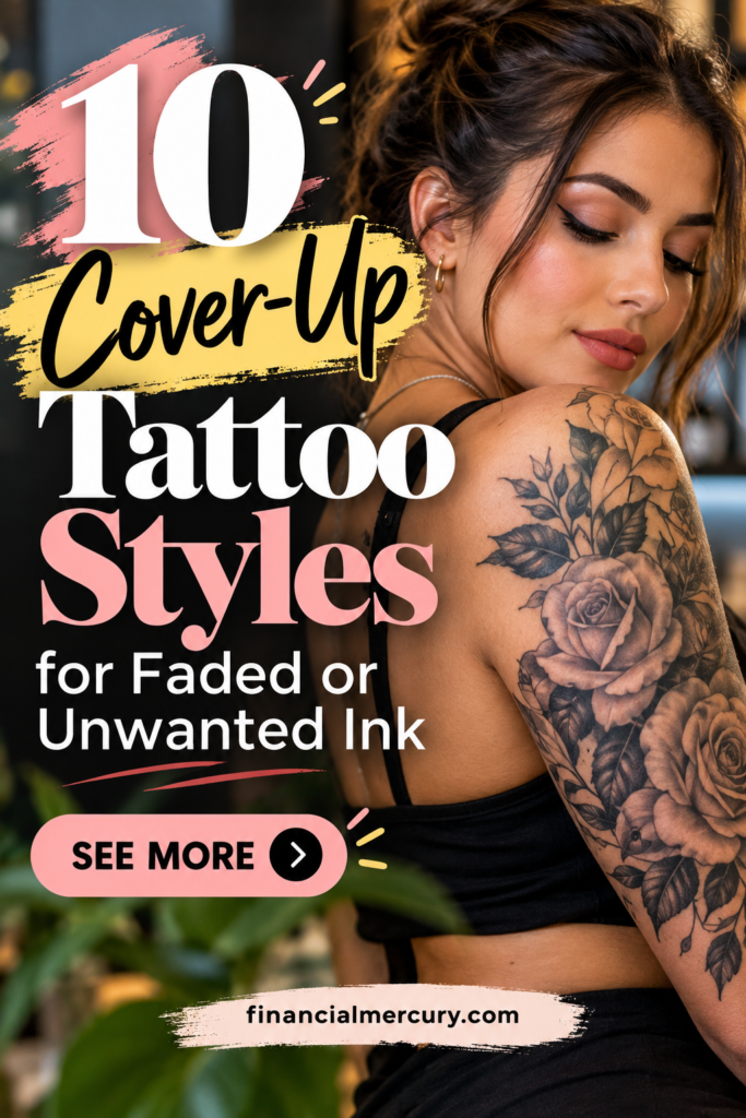 Explore 10 cover-up tattoo styles for faded or unwanted ink
