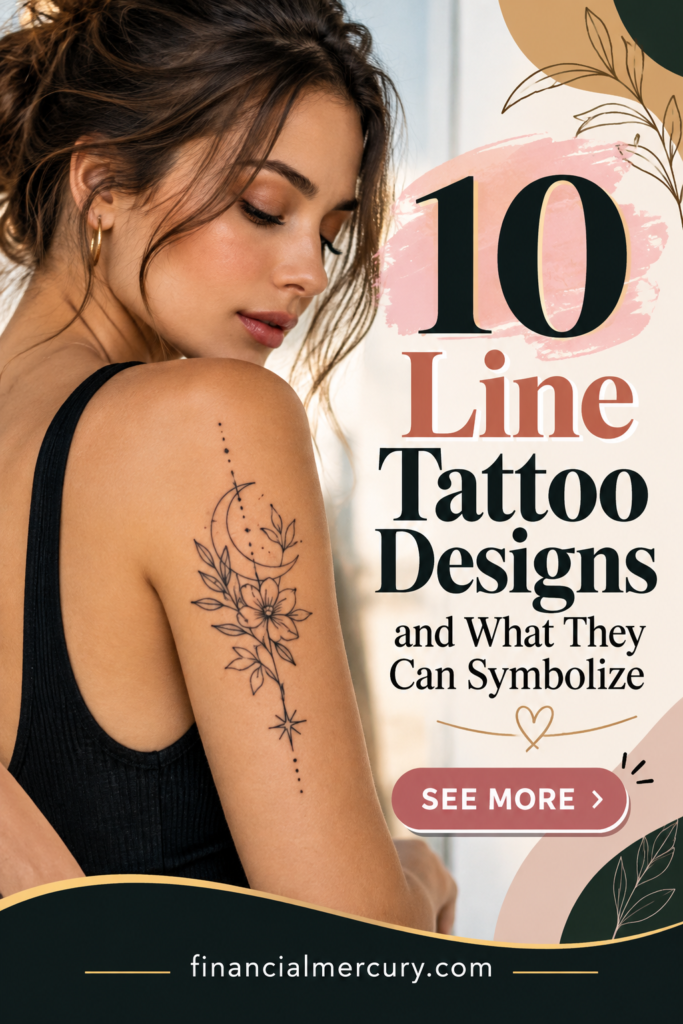 Explore 10 line tattoo