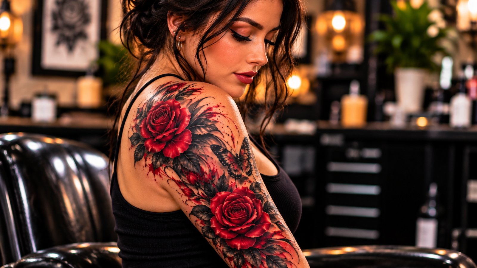 Explore 30 red and black tattoo ideas .
