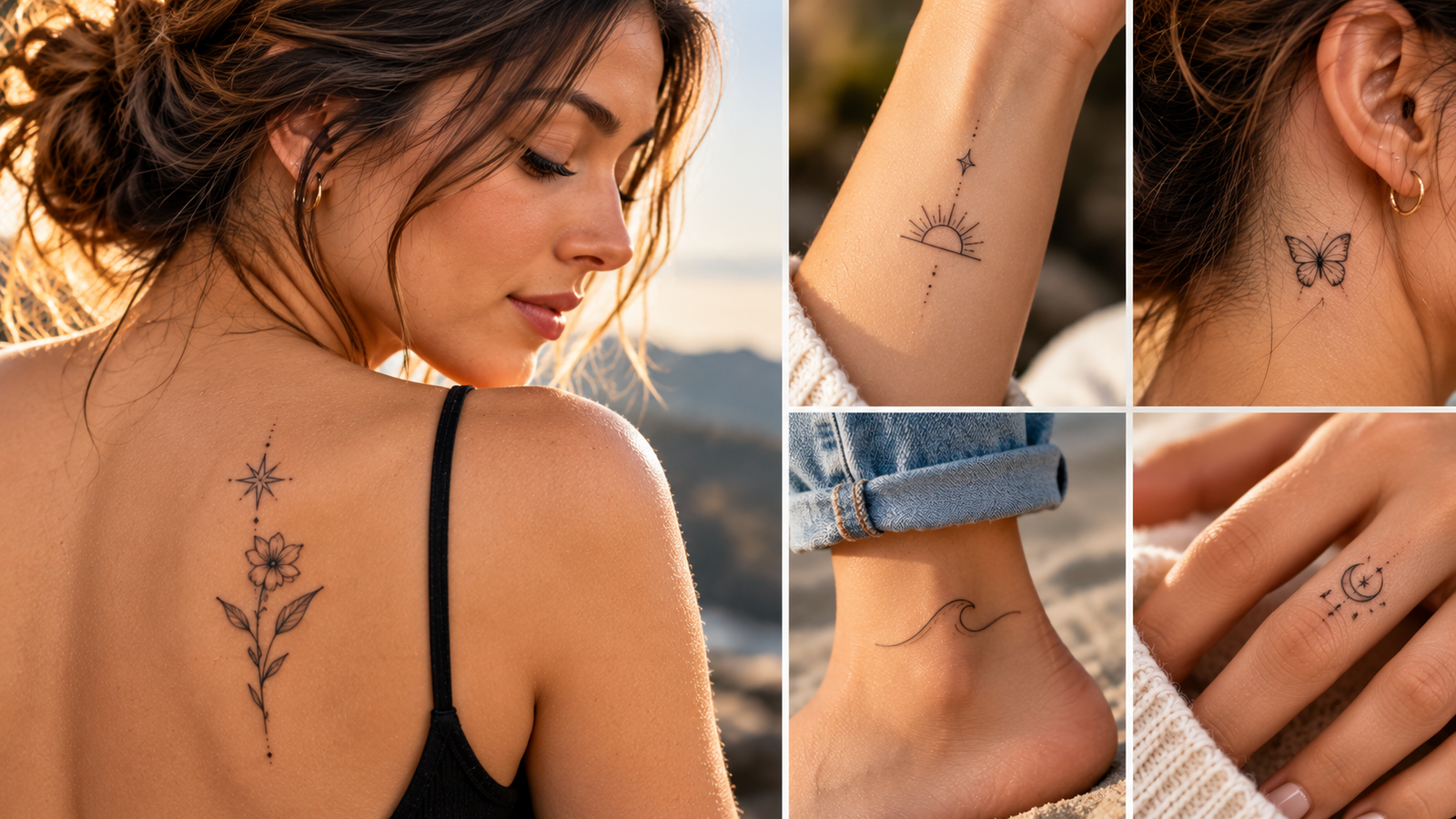 Minimalist Tattoo Collage