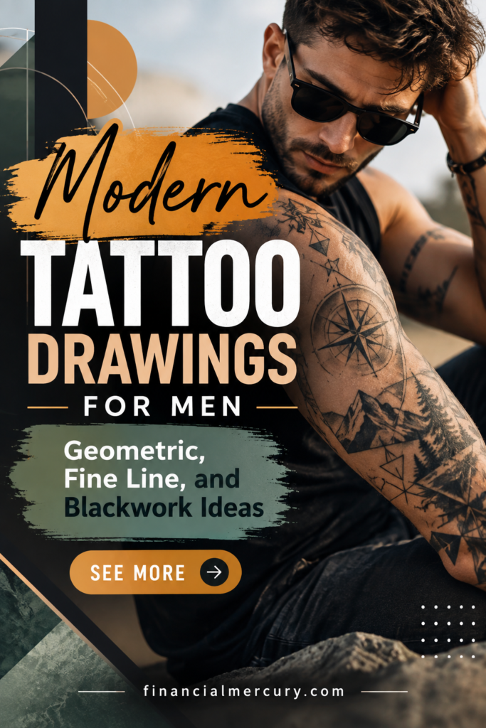 Modern Geometric Tattoo Inspiration