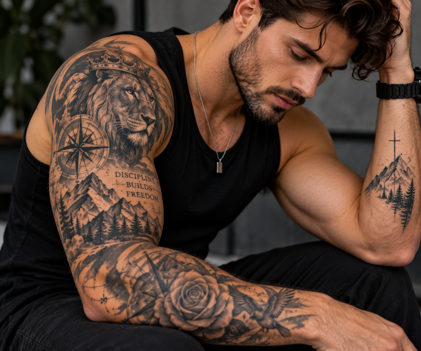 Modern Geometric Tattoo Inspiration