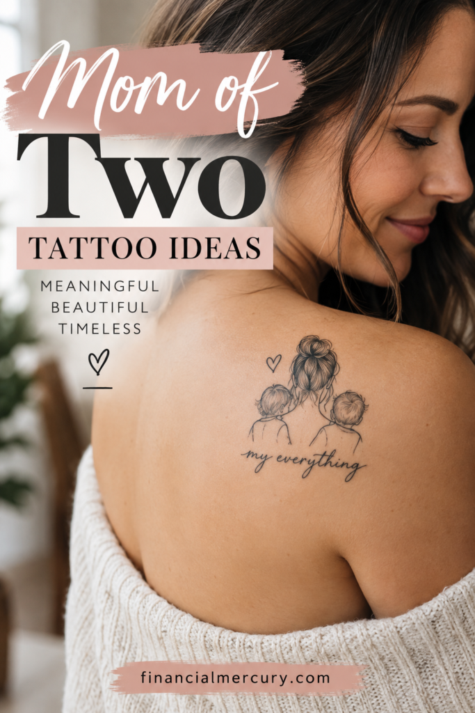 Mom of two tattoo ideas