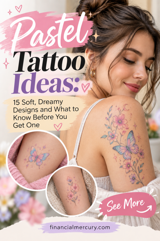 Pastel Tattoo Ideas Collage
