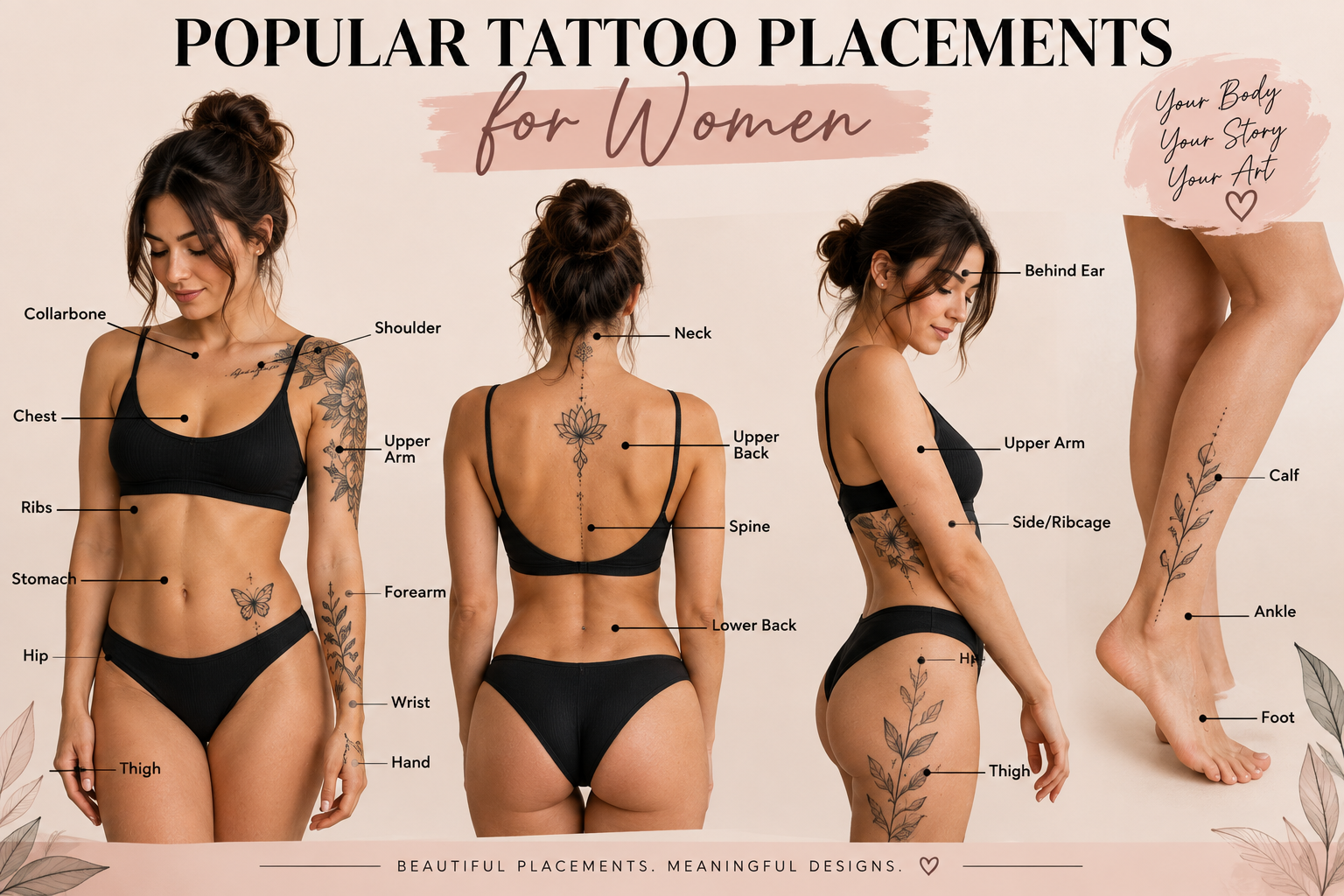 Popular Tattoo Placements Guide