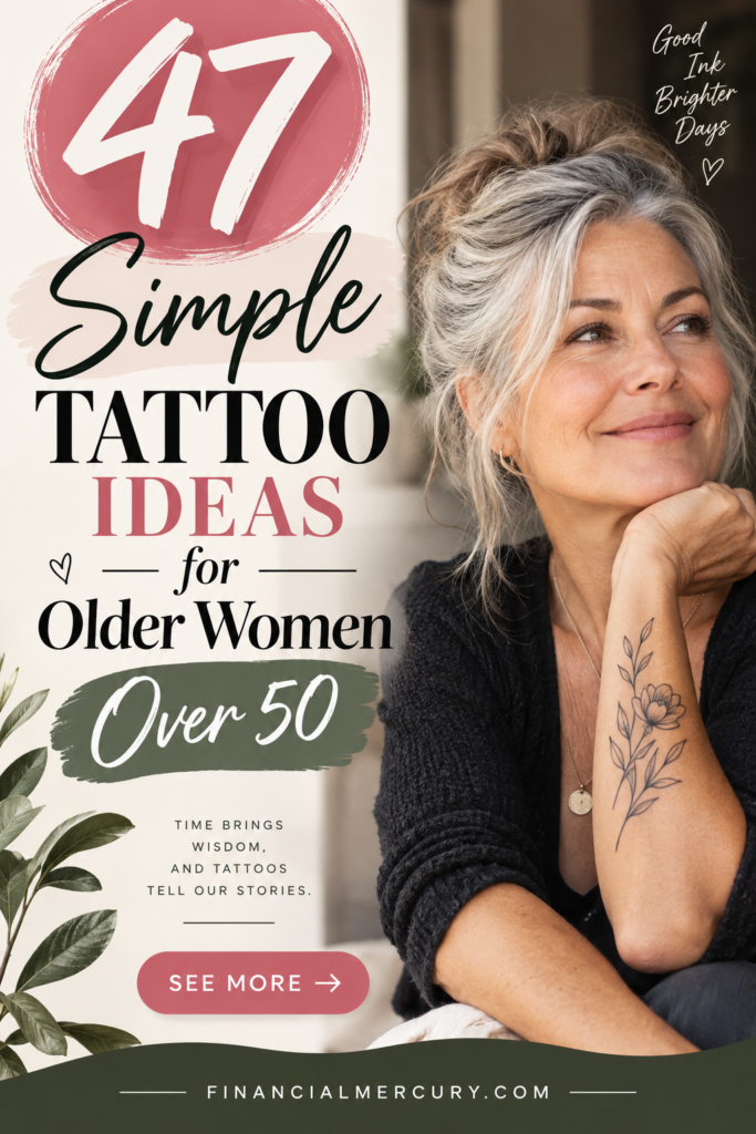 Simple Tattoo Ideas for Older Women
