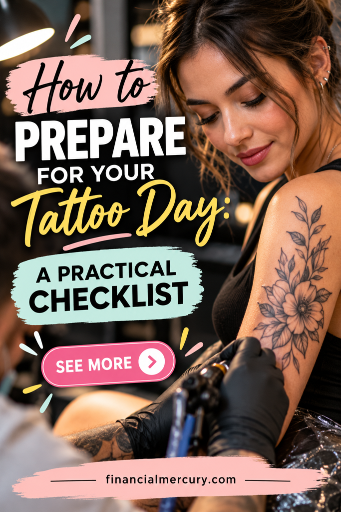 Tattoo day preparation can help you feel calm and ready. Learn what to do before your appointment, what to bring, and how to plan for aftercare.