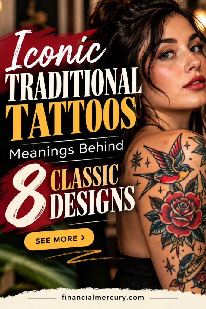 Traditional tattoos blend bold style with personal stories